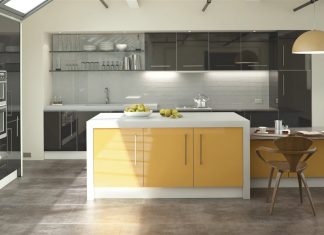 En Güzel Akrilik Mutfak Modelleri